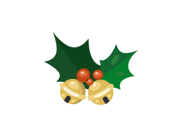Christmas Bell Illustration for Digital Selling