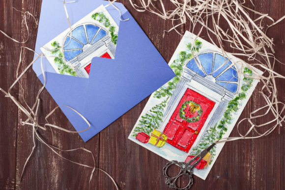 Christmas Card. Christmas Eve Illustration Review