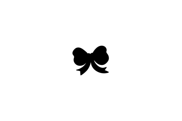 Christmas Decoration Ribbon Silhouette