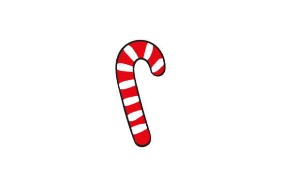 Christmas Illustration Candy Cane Vector