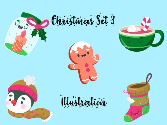 Christmas Vector Bundle Set for Kids 3