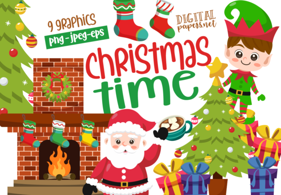 Cute Christmas Time Illustrations