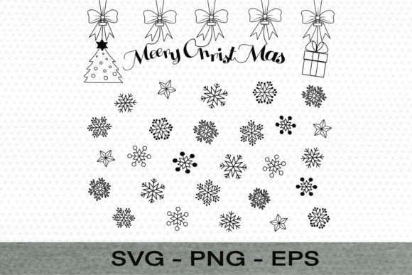 SnowFlake Christmas Illustrations